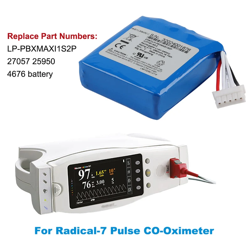 LP-PBXMASI1S2P 4350MAH 3.7V Lithium Battery Pack For Radical-7 Parts