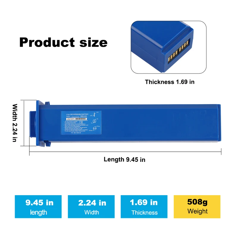 14.4V 5200mAh Medical battery V60-19000-63 for Flight Medical Flight 60 Main