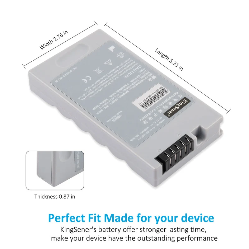 Rechargeable Li-ion Battery 0146-00-0091-01 For Mindray DP-10 DP-20 DP-20Vet DP-30Vet DP-30 V12 V21 Series medical device battery