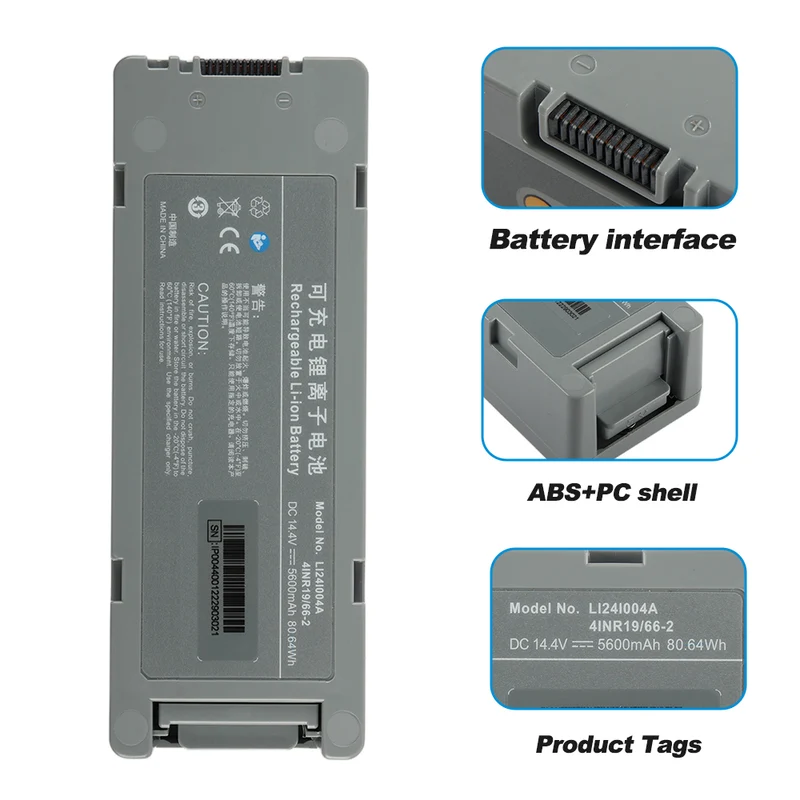 Mindray LI24I004A for BeneHeart D5 D6 Z5 Z6 Defibrillator battery 15.1V Li-ion Battery