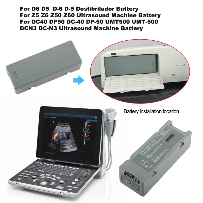Mindray LI24I004A for BeneHeart D5 D6 Z5 Z6 Defibrillator battery 15.1V Li-ion Battery