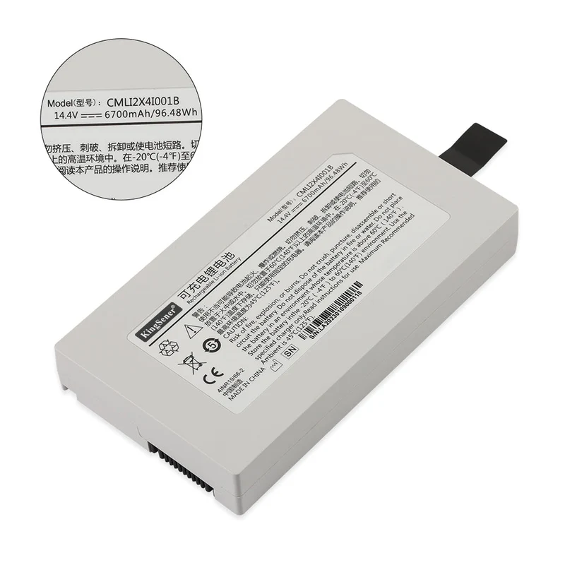 Battery For Comen CMLI2X4I001B medical Battery 6700mAh 96.48Wh 14.4V