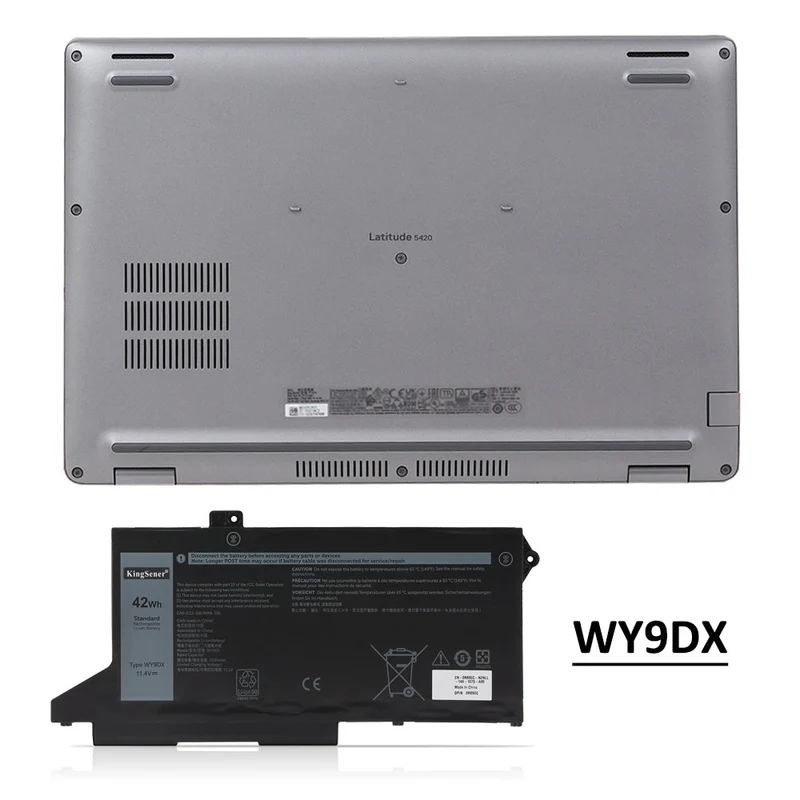 Dell Latitude 5420/5520 Replacement Battery WY9DX | 42Wh|