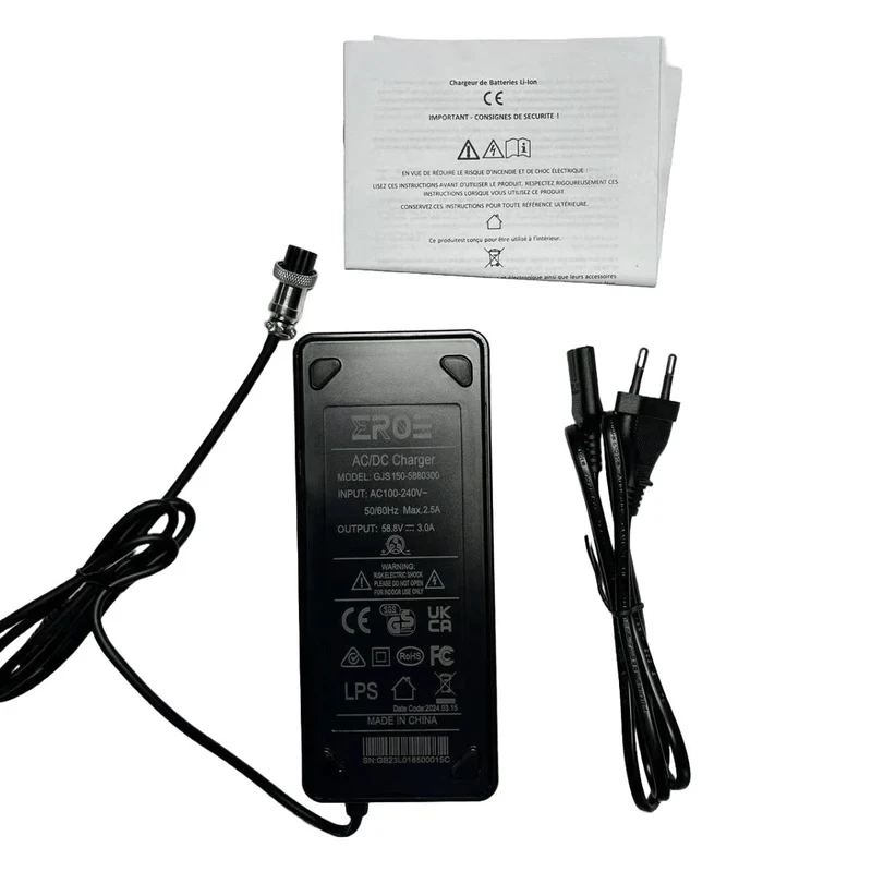 Chargeur Standard pour Trottinette Électrique Weebot Omaha (Uniquement)