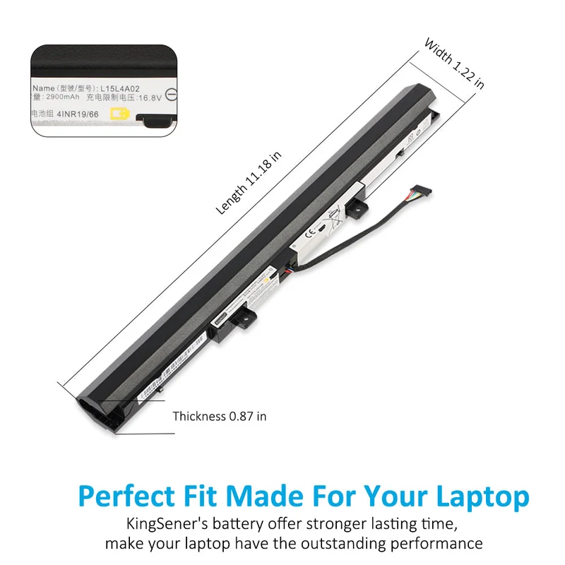 L15L4A02 L15C4A02 L15S4A02 Laptop Battery For Lenovo V310-14ISK V310-15ISK V110-14AST-15AST E42-80 E52-80 K42-80 | KingSener
