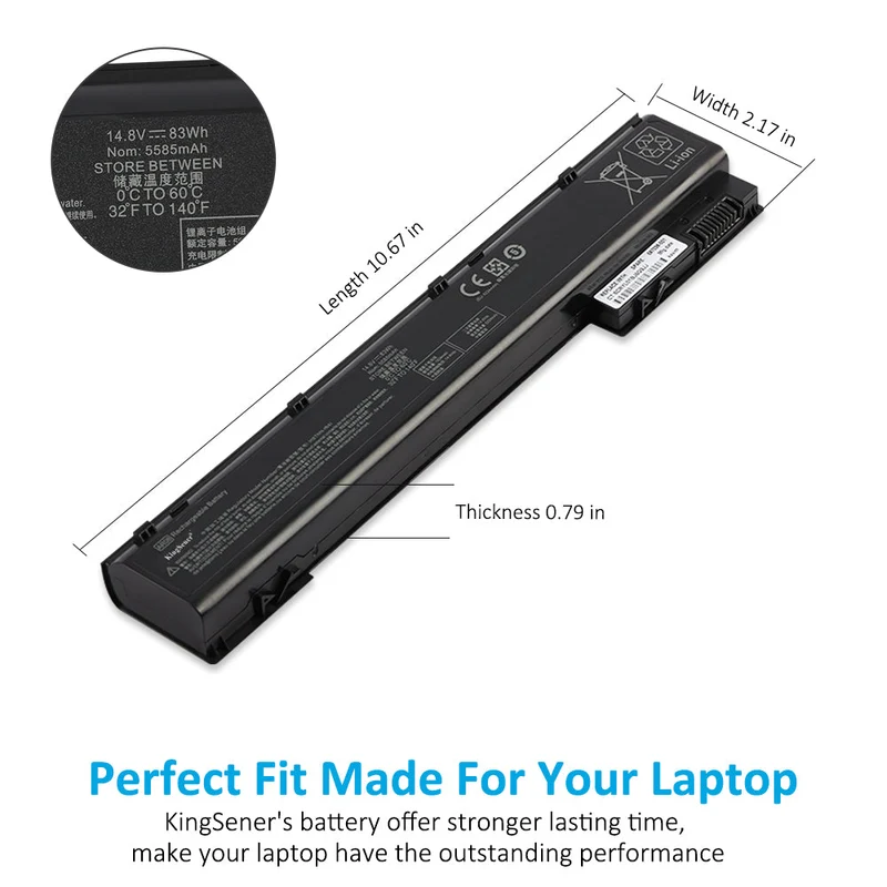 Laptop Battery For Hp ZBook 17 15 G1 G2 Mobile Workstation Series 708455-001 708456-001 707614-121 707614-141 707615-141 HSTNN-IB4H HSTNN-IB4I 1588-3003