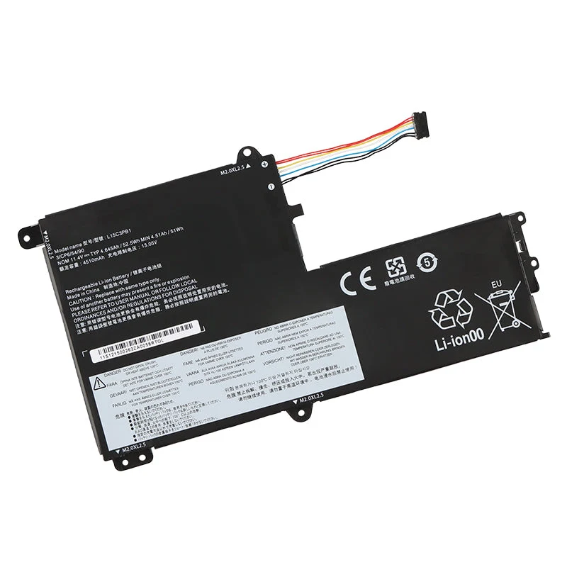 L15M3PB0 L15L3PB0 L15C3PB0 Battery for Lenovo IdeaPad 320S Flex 4 Yoga 510 — 52.5Wh 11.25V