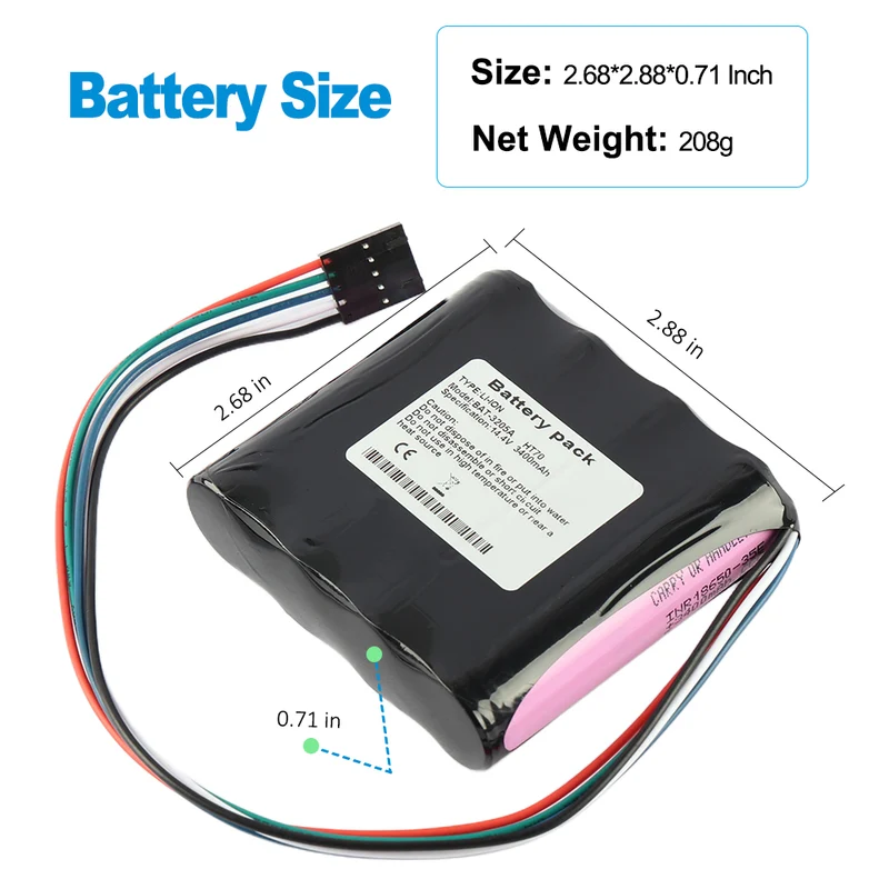 BAT3205A Battery for Newport HT70 2600mah 14.4v