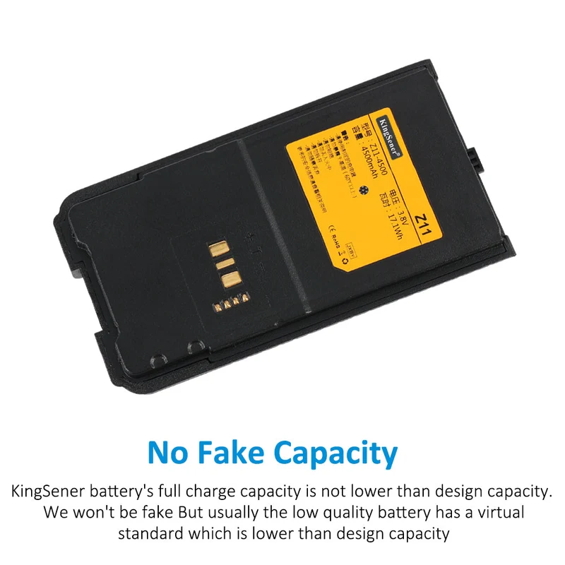 Z11-4500 Li-lon Rechargeable Battery For Runbo K1 VHF UHF DMR Digital Radio 4G LTE Smart phone and Walkie Talkie | KingSener