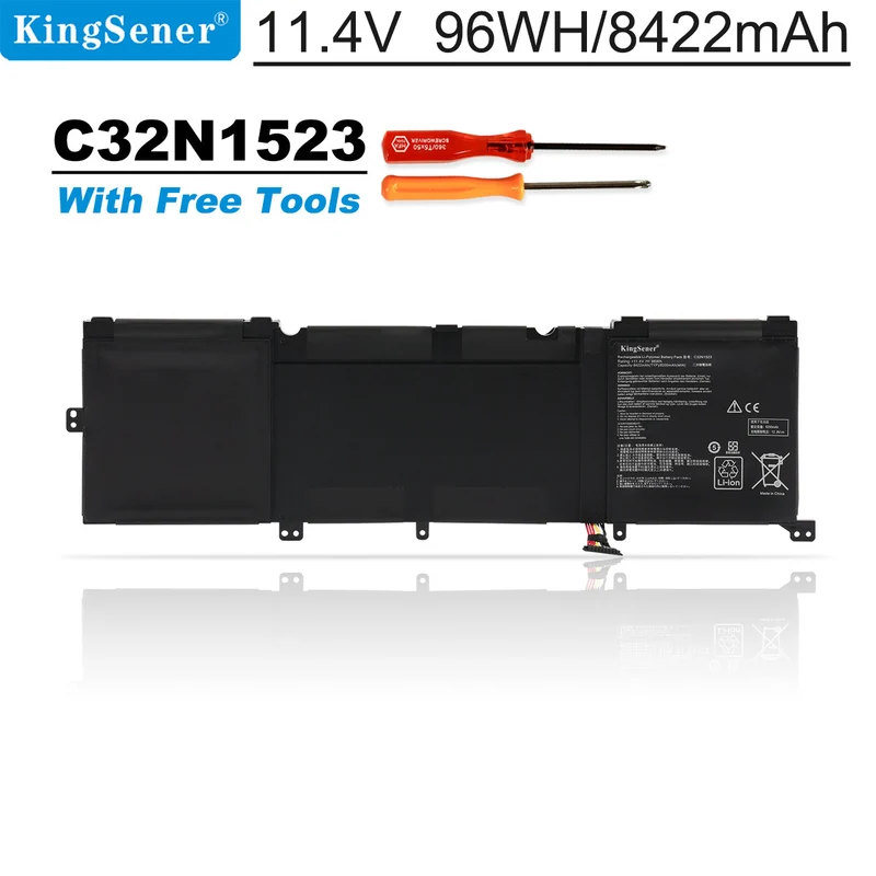 C32N1523 Laptop Battery For Asus Zenbook Pro N501L UX501VW UX501VW-FY010T UX501VW-F1020 UX501VW-FY145T UX501VW-FY010T G501VW-FI074T UX501VW-DS71T | KingSener