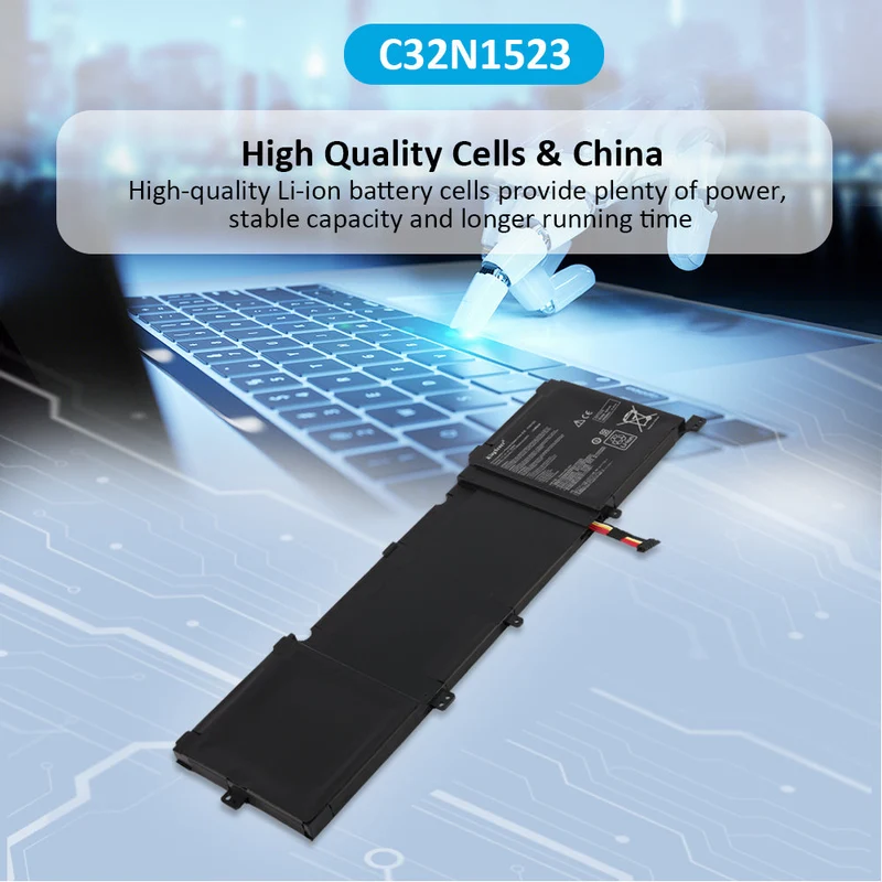 C32N1523 Laptop Battery For Asus Zenbook Pro N501L UX501VW UX501VW-FY010T UX501VW-F1020 UX501VW-FY145T UX501VW-FY010T G501VW-FI074T UX501VW-DS71T | KingSener