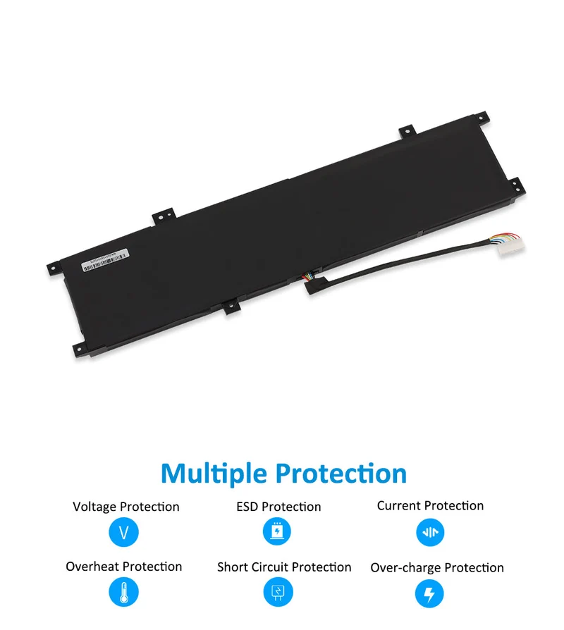 BTY-M55 Laptop Battery For MSI Alpha 15 A4DEK B5EEK B5EX 17 B5EEK Pulse 15 B13VFK B13VGK Katana GF66 11UG Pulse GL66 GL76 12UGK 12UGSZOK 12UGSZK 12UGOK | KingSener