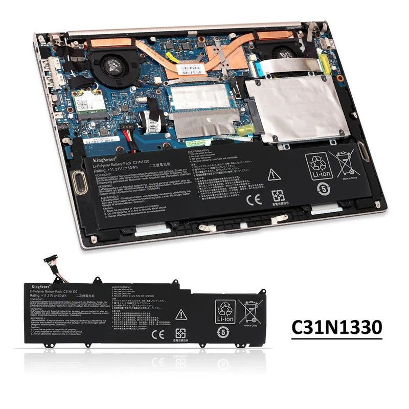 C31N1330 Laptop Battery For ASUS ZenBook UX32LA UX32LN UX32LN-R4053H 0B200-00070200 | KingSener