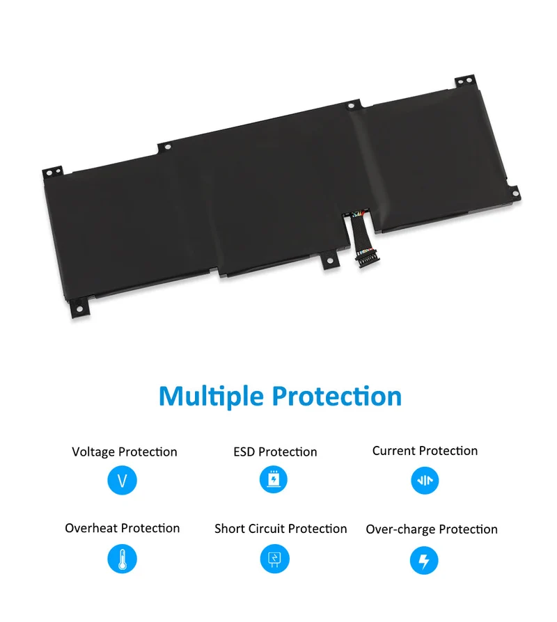 BTY-M493 Laptop Battery for MSI Prestige 14 i7-10710U MS-14C1 MS-14D1 A10RAS A10M A10SC A10SC-009 B10MW B10MW-017US Summit E14 A11SCS Series | KingSener