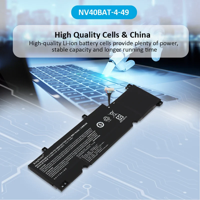 NV40BAT-4-49 Laptop battery For Thunderobot Iger S1 For Schenker XMG Core 14 For VAIO FH14 For Hasee S7-2021S7 S7M-2021S5 | KingSener