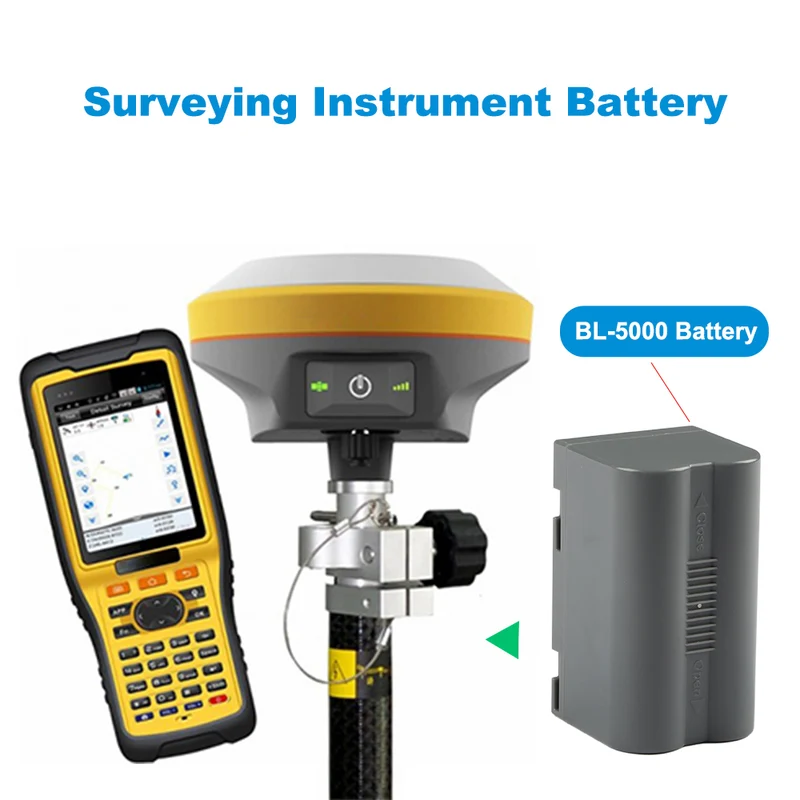 GPS Battery BL-5000 for Hi-target V30,F61,V50,F66 GNSS RTK GPS Total Station Battery