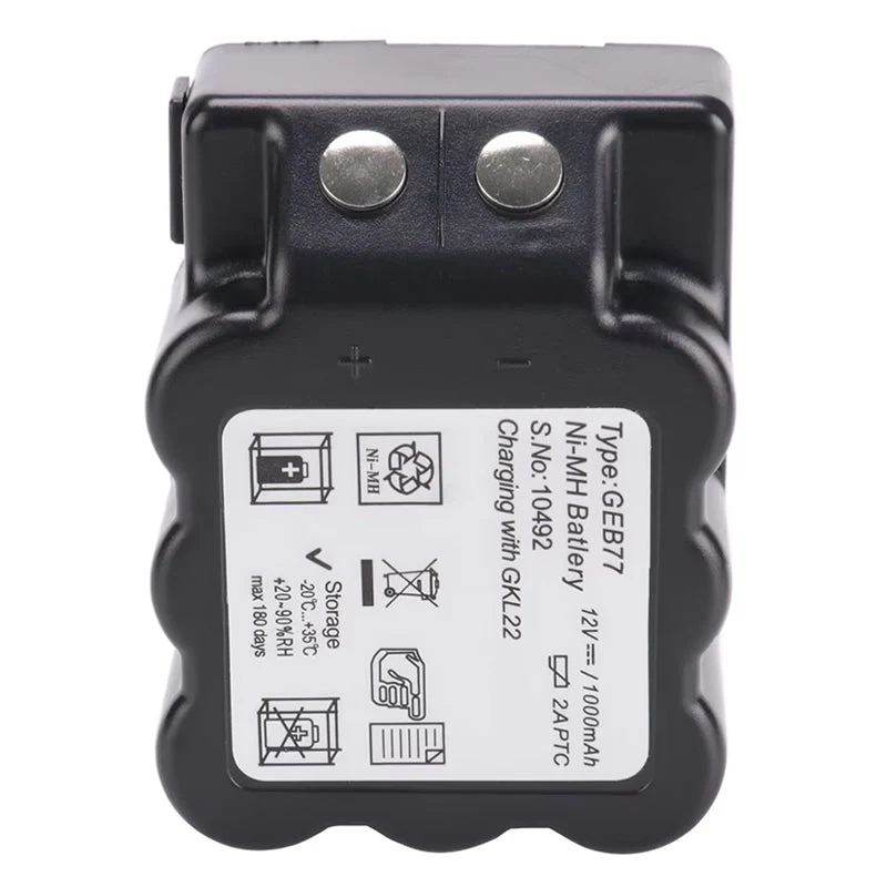 GEB77 Battery For TC600 900 Series Total Station Battery 12.0V 1000mAh