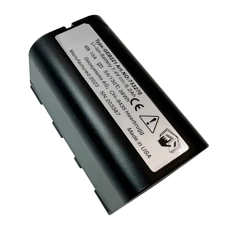 GEB221 For SWISS TS02 TS06 TS09 TPS1200 ATX1200 Series Surveying Total Station Battery