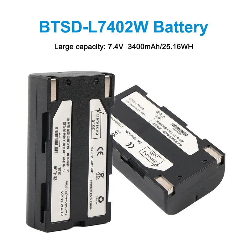 BTSD-L7402W Battery For South S82 S82T K9 R90 R93 GPS GNSS BTNF-L7408W Total Station Battery