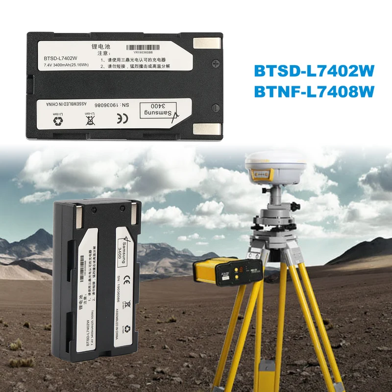 BTSD-L7402W Battery For South S82 S82T K9 R90 R93 GPS GNSS BTNF-L7408W Total Station Battery