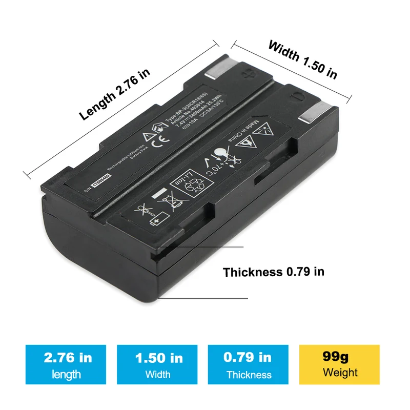 BP-3 Battery For Stonex S3 S8 S9 And UniStrong G970 RTK GPS GNSS