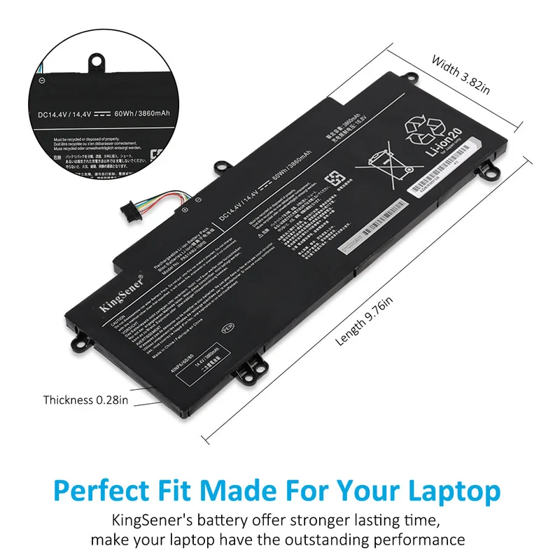 PA5149U-1BRS PA5149U Laptop Battery for Toshiba Tecra Z40 Z40-A Z40-A-110 Z40-B Z40-C Z40-A-10X Z40-A-16Q Z40-C-11P Z40T-A1410 Z50 Z50-A-0DU Z50-A-07Q Z50-A Z50-A-11H Series