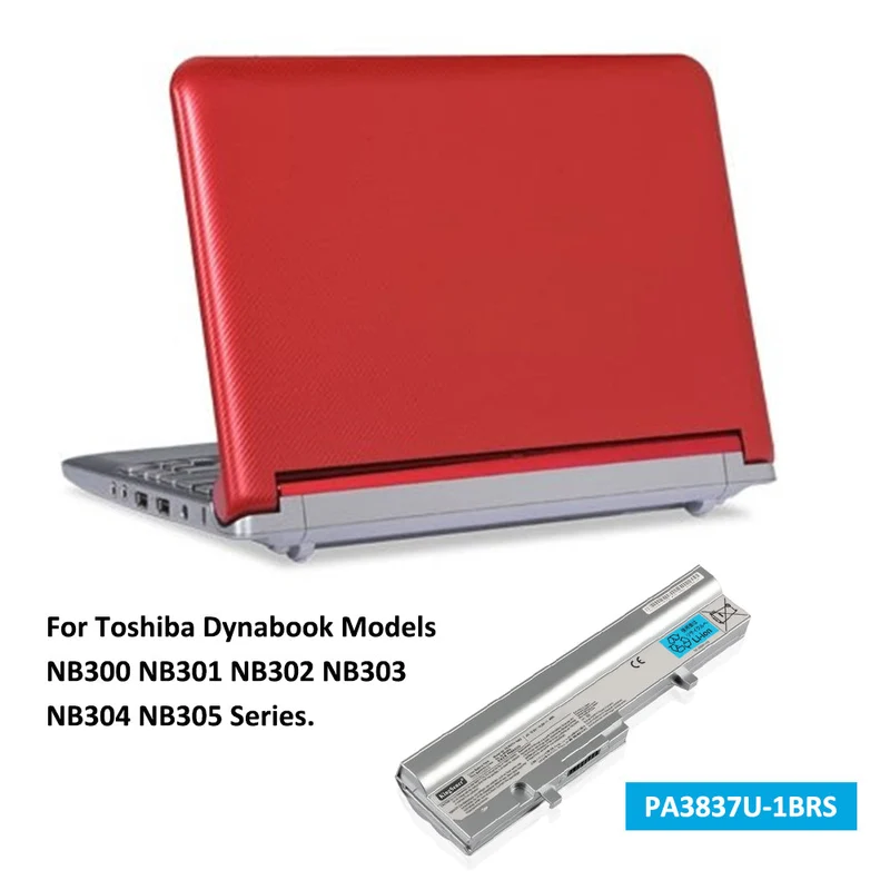 PA3837U-1BRS Laptop Battery For Toshiba Dynabook NB300 NB301 NB302 NB303 NB304 NB305 Series 10.8V 48WH