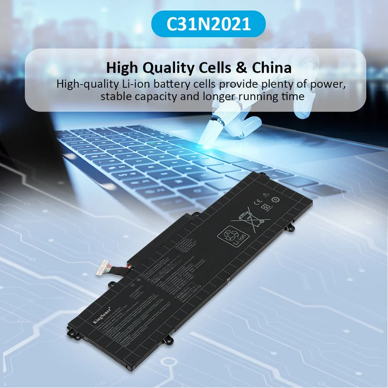 C31N2021 Laptop Battery For Asus ZenBook 14X OLED Flip OLED UM5401QA UX5401EA UP5401EA UX5400EA UM5401 UX5401 UX5400 UX5401Z 11.61V 63Wh | KingSener