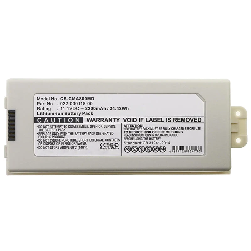 022-000108-00 Battery For Comen NC8 NC10 NC12 Series Medical Battery 2200mAh 24Wh 11.1V