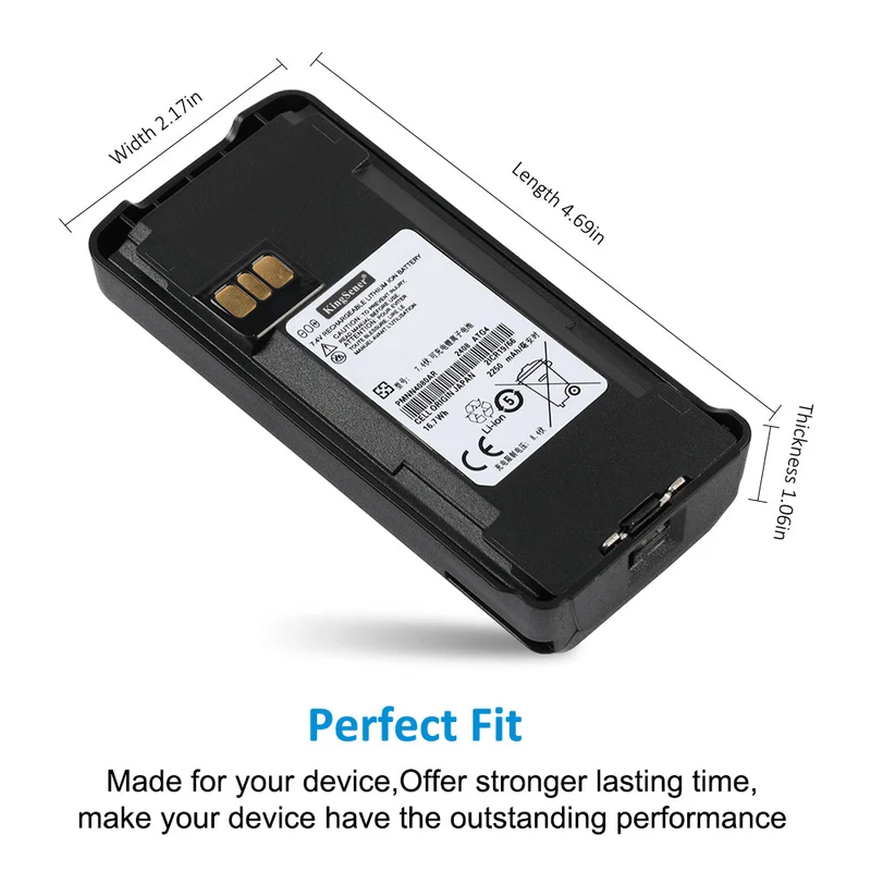 PMNN4080AR Li-ion battery for Radio walkie-talkie Motorola CP1200 CP1300 CP1600 CP1660 CP185 CP476 CP477 EP350 PMNN4476A