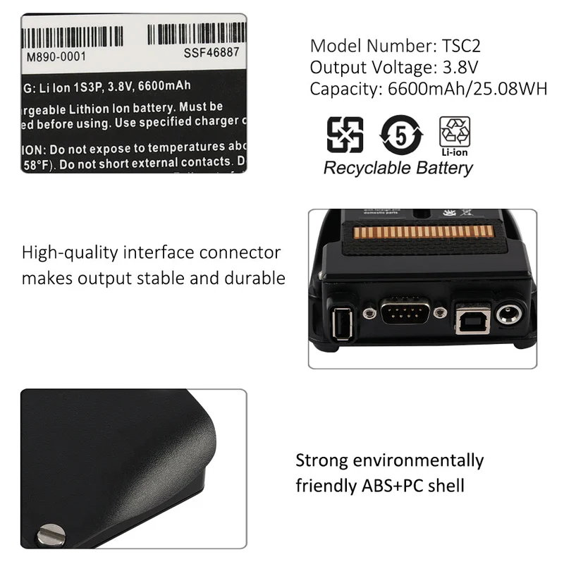 Battery TSC2 for Trimble TSC2 Controller TDS Ranger 300,500 Data Collector Total Station Battery