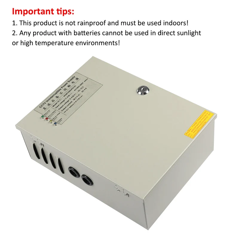 12V 4A camera DC uninterruptible adapter power supply built-in battery centralized power supply box