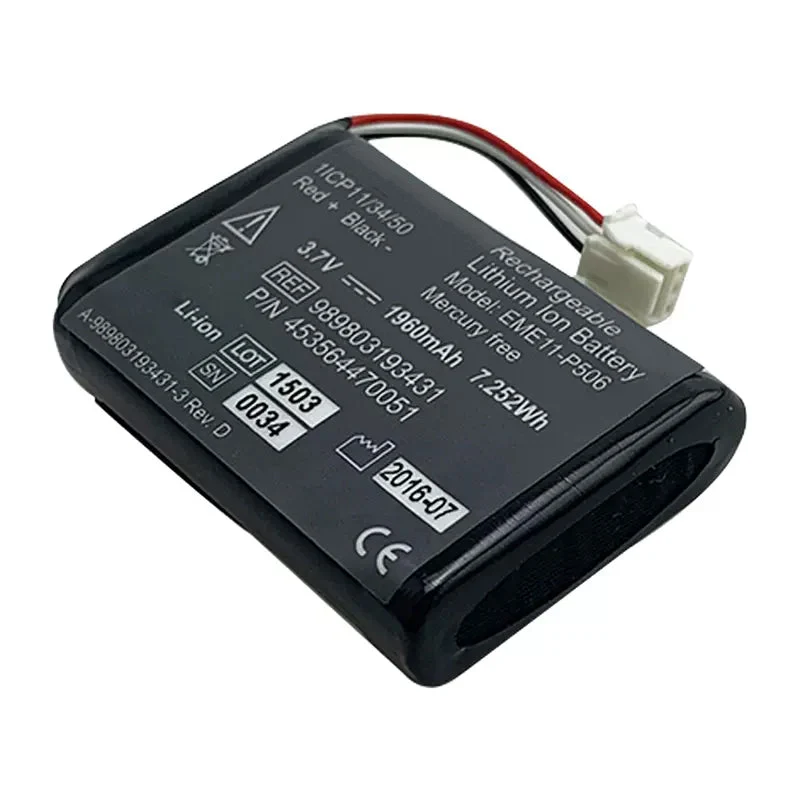 989803193431 Battery For Philips EME11-P506 Mercury Free Blood Pressure 1960 mAh