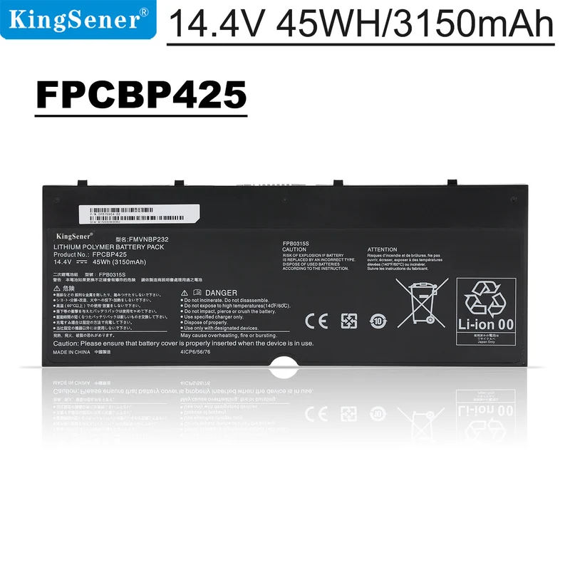 FPCBP425 FMVNBP232 Laptop Battery For Fujitsu Lifebook U745 T935 T936 T904 T904U Series