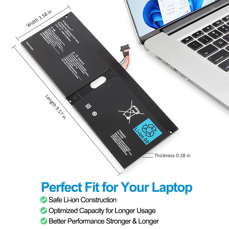 FPCBP412 Laptop Battery For FUJITSU LifeBook FPB0305S U904-0M75A1DE U9040MXPB1DE