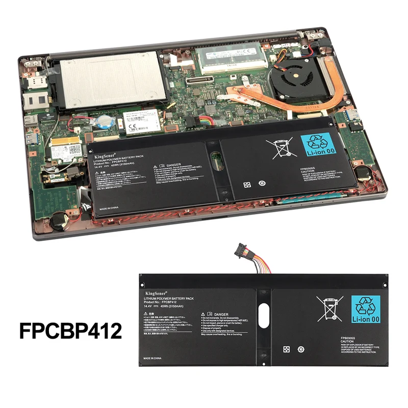 FPCBP412 Laptop Battery For FUJITSU LifeBook FPB0305S U904-0M75A1DE U9040MXPB1DE