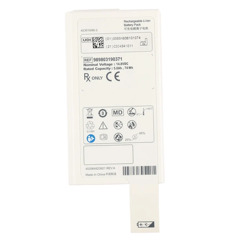 Medical Replacement Battery For Philips Defibrillator DFM100 Defibrillator DFM-100 Efficia DFM100 5200mAh