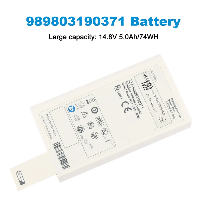 Medical Replacement Battery For Philips Defibrillator DFM100 Defibrillator DFM-100 Efficia DFM100 5200mAh