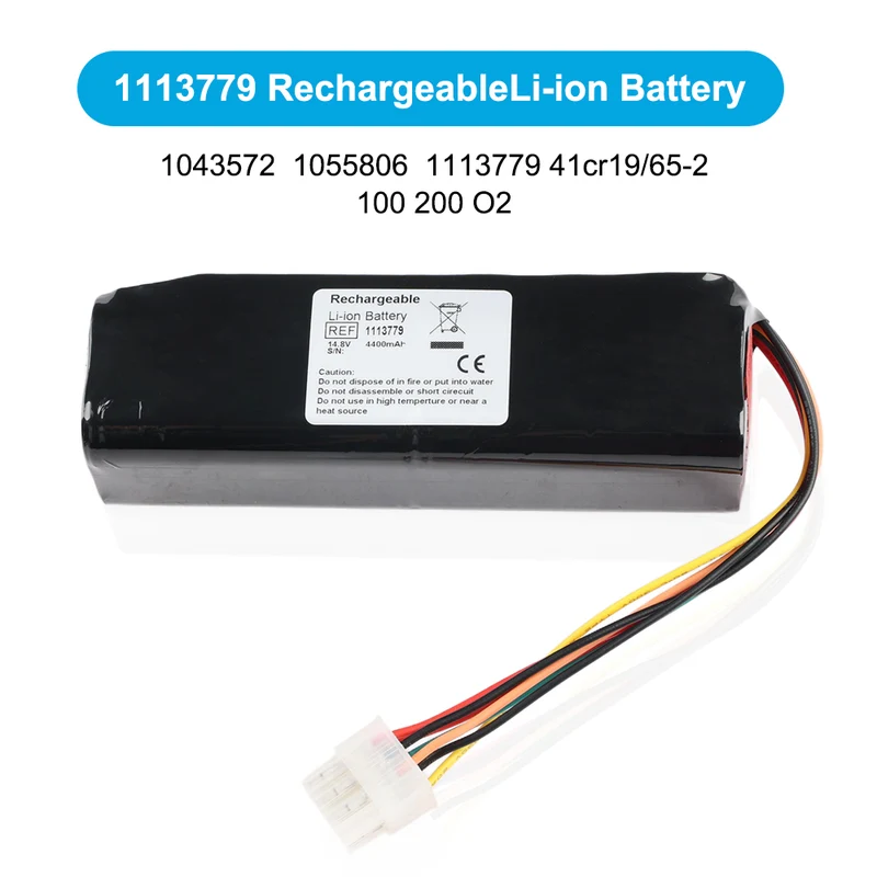 1043572 4.4Ah Ventilator Batteries For Philips Trilogy 202 Trilogy 100 41cr19/65-2 1113779 100 200 O2 1055806 1043572