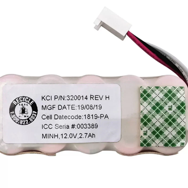 HR-210A For Aden ECG Battery HYHB-1172 ECG-1A ECG-2201G 2303G 12V 2.7Ah Ni-MH Rechargeable Battery