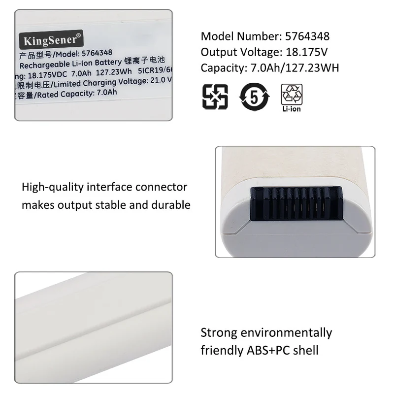 Ultrasound battery For GE Venue Go S5764348-1 S5764348 S5856077 5ICR19/66-2