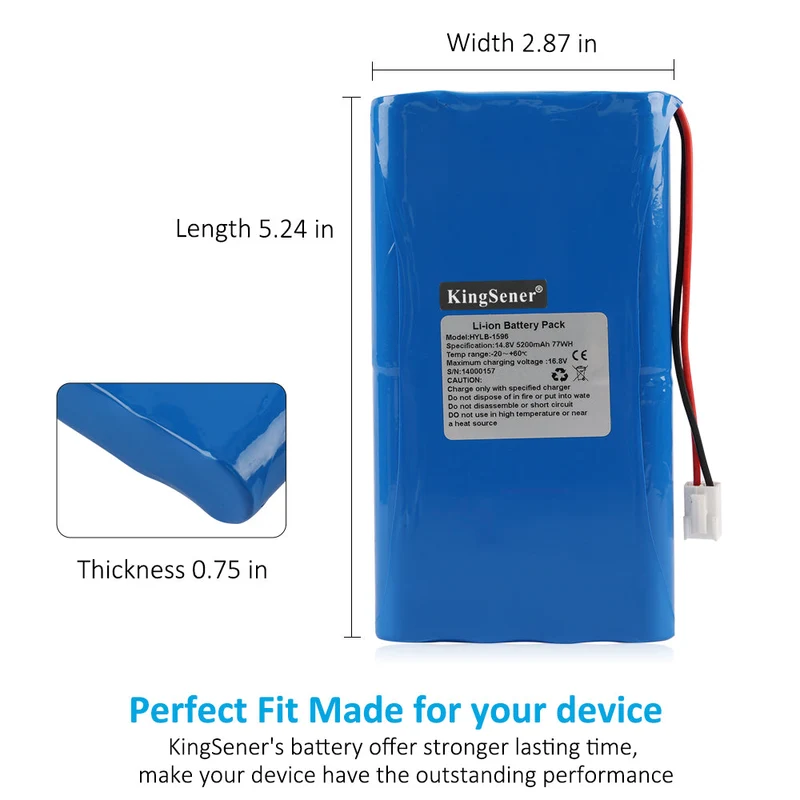 HYLB-1596 Battery For Biocare IE12 IE12A 6800mAh