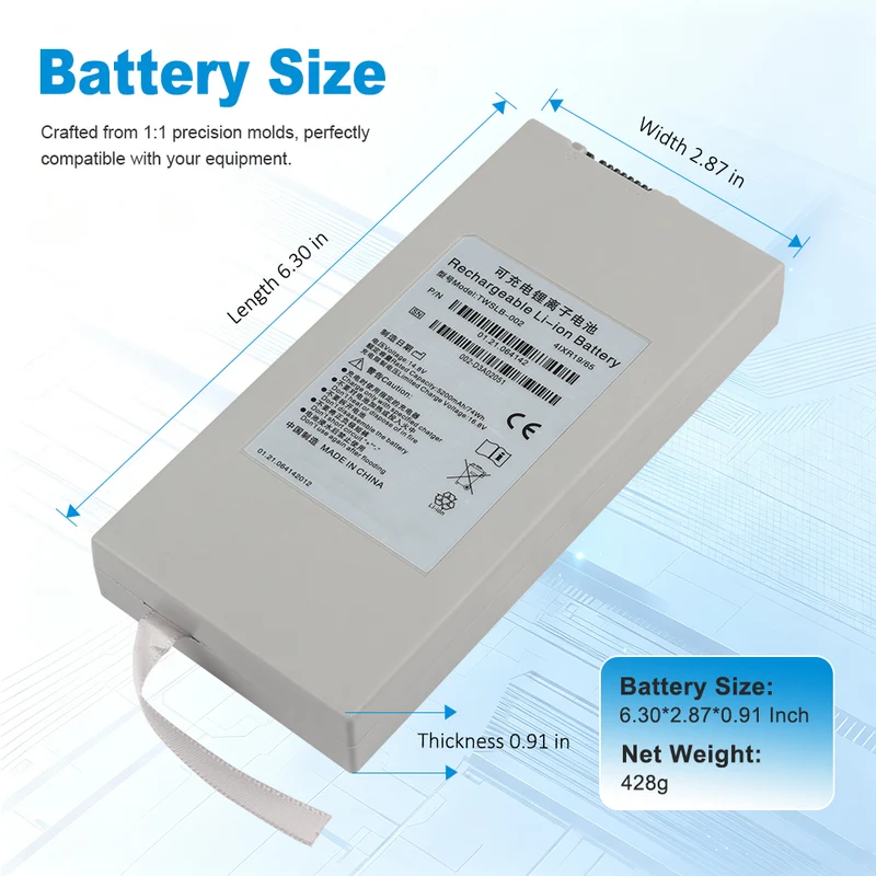 TWSLB-002 Battery for Edan M50 IM8 IM70 Vital Sign Monitor