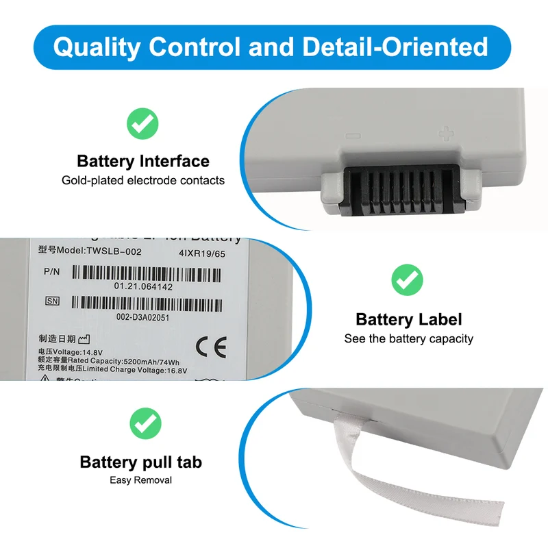 TWSLB-002 Battery for Edan M50 IM8 IM70 Vital Sign Monitor