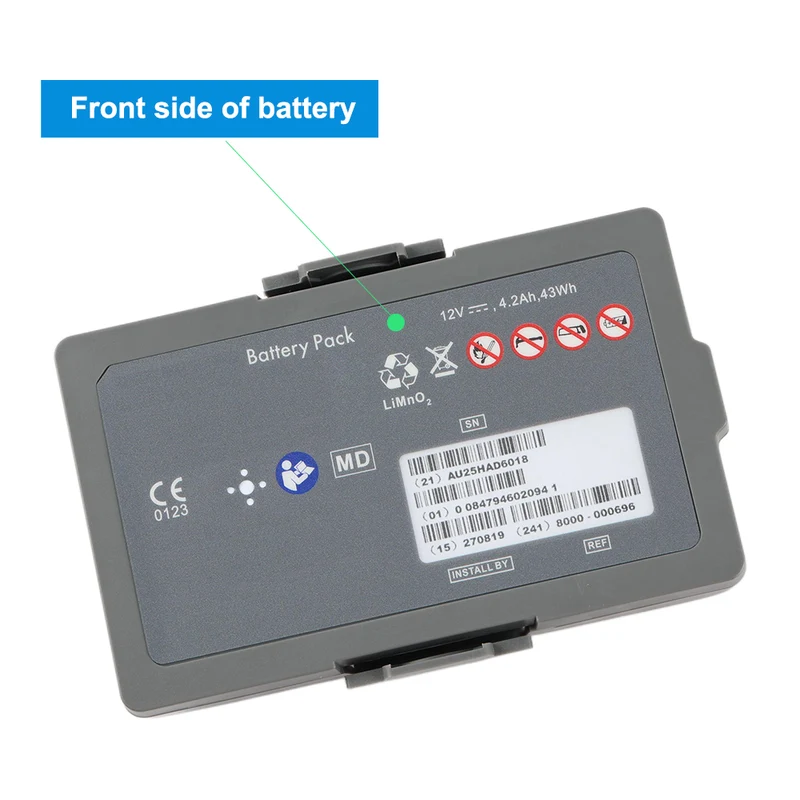 8000-000696 AED Battery for ZOLL AED 3 Defibrillator 12V 43Wh