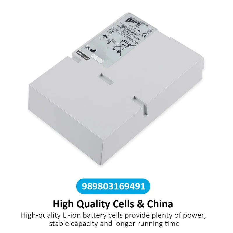 989803169491 Replacement Monitor Battery for Invivo Expression MR 9093 Precess 14.8V 5080mAh 75Wh
