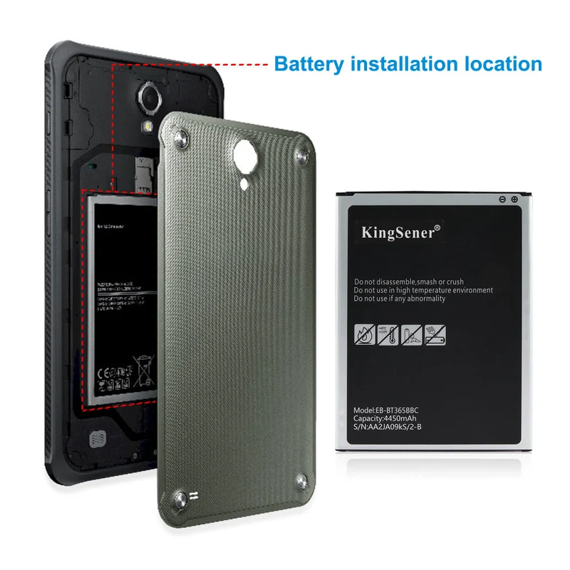 EB-BT365BBC Replacement Tablet Battery For Samsung Galaxy Tab Active SM-T360 SM-T365 SM-T390 SM-T395 EB-BT365BBE 4450mAh