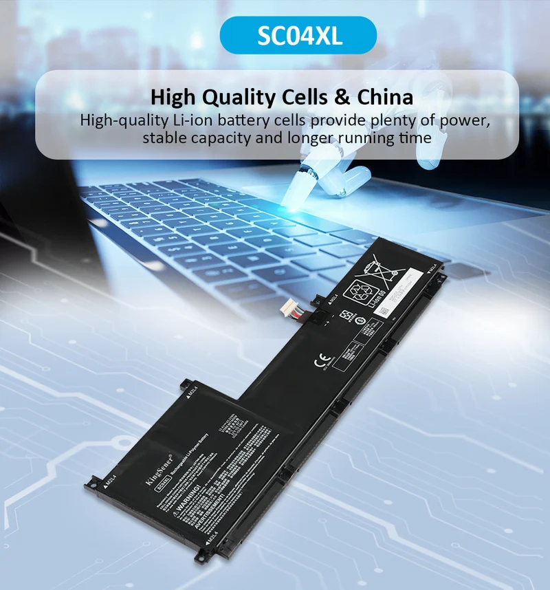 SC04XL Laptop Battery For HP ENVY 14-EB0376NG EB0010NR EB0775NG EB0008NP Series M08254-1C1 M07392-005 HSTNN-IB9R 15.4V 63.32WH | KingSener
