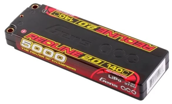 Gens Ace Redline 2.0 Accu lipo LCG 7.4v 5000mah 140C 2S1P