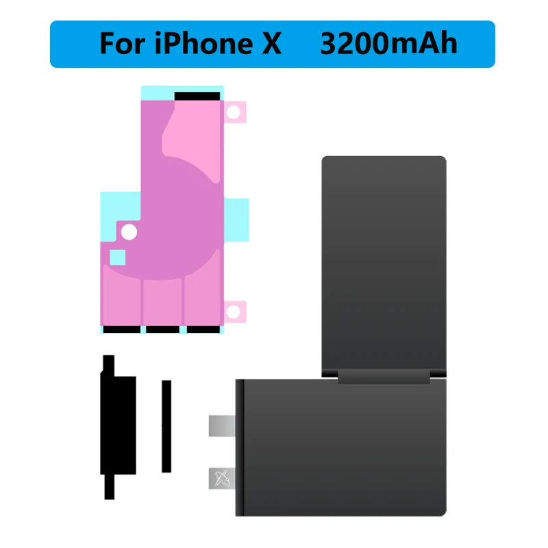 Replacement Battery For iPhone x battery 3200mah Lithium Polymer